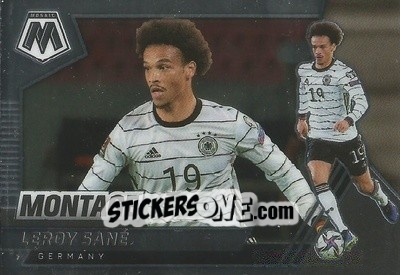 Figurina Leroy Sane - Road to FIFA World Cup Qatar 2022 Mosaic n. 17mon - Panini