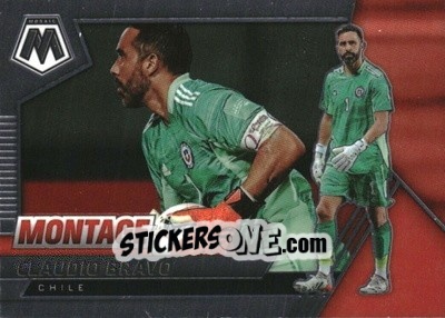 Figurina Claudio Bravo - Road to FIFA World Cup Qatar 2022 Mosaic n. 26mon - Panini