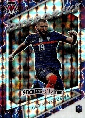 Figurina Karim Benzema - Road to FIFA World Cup Qatar 2022 Mosaic n. 4o - Panini