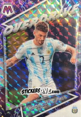 Figurina Rodrigo de Paul - Road to FIFA World Cup Qatar 2022 Mosaic n. 9o - Panini