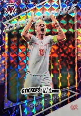 Figurina Granit Xhaka - Road to FIFA World Cup Qatar 2022 Mosaic n. 11o - Panini