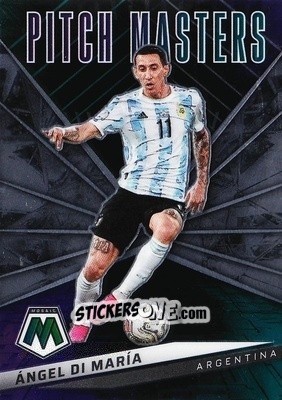 Figurina Angel Di Maria - Road to FIFA World Cup Qatar 2022 Mosaic n. 24pm - Panini