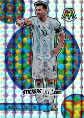Cromo Lionel Messi - Road to FIFA World Cup Qatar 2022 Mosaic n. 10sg - Panini