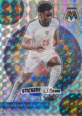 Figurina Bukayo Saka - Road to FIFA World Cup Qatar 2022 Mosaic n. 20sg - Panini