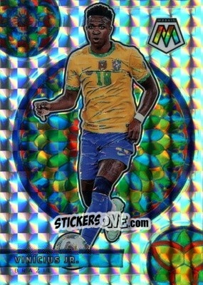 Figurina Vinicius Jr. - Road to FIFA World Cup Qatar 2022 Mosaic n. 24sg - Panini