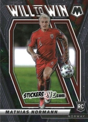 Figurina Mathias Normann - Road to FIFA World Cup Qatar 2022 Mosaic n. 1w - Panini