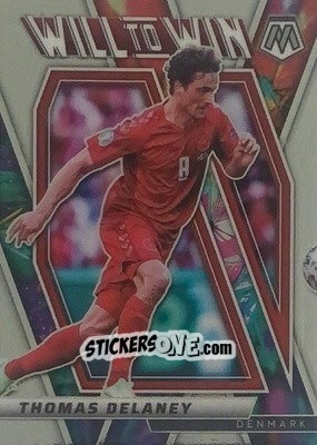 Figurina Thomas Delaney - Road to FIFA World Cup Qatar 2022 Mosaic n. 7w - Panini