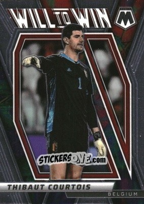 Figurina Thibaut Courtois - Road to FIFA World Cup Qatar 2022 Mosaic n. 9w - Panini