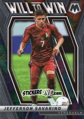 Sticker Jefferson Savarino - Road to FIFA World Cup Qatar 2022 Mosaic n. 12w - Panini