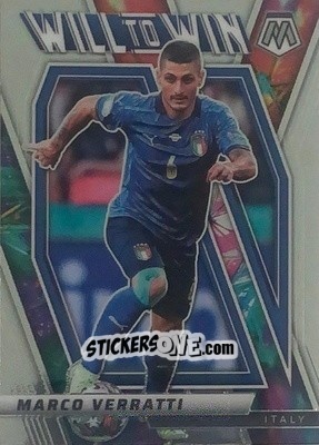 Figurina Marco Verratti - Road to FIFA World Cup Qatar 2022 Mosaic n. 16w - Panini