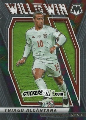 Figurina Thiago Alcantara - Road to FIFA World Cup Qatar 2022 Mosaic n. 20w - Panini