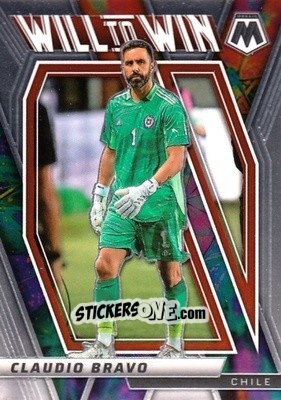 Figurina Claudio Bravo - Road to FIFA World Cup Qatar 2022 Mosaic n. 28w - Panini