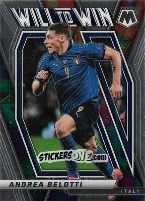 Figurina Andrea Belotti - Road to FIFA World Cup Qatar 2022 Mosaic n. 32w - Panini