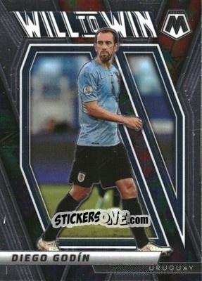 Figurina Diego Godin - Road to FIFA World Cup Qatar 2022 Mosaic n. 37w - Panini