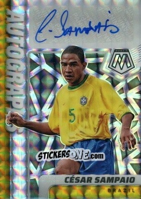 Figurina Cesar Sampaio - Road to FIFA World Cup Qatar 2022 Mosaic n. A-CS - Panini