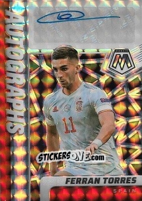 Cromo Ferran Torres - Road to FIFA World Cup Qatar 2022 Mosaic n. A-FTR - Panini