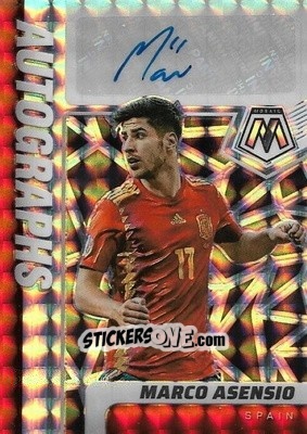 Figurina Marco Asensio - Road to FIFA World Cup Qatar 2022 Mosaic n. A-MA - Panini