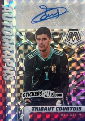 Figurina Thibaut Courtois - Road to FIFA World Cup Qatar 2022 Mosaic n. A-TC - Panini