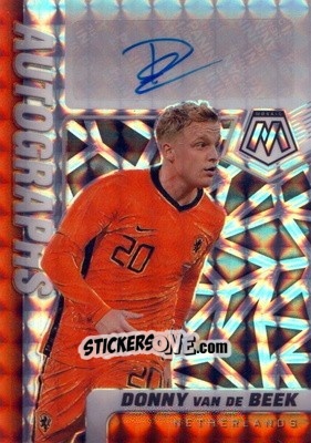 Figurina Donny van de Beek - Road to FIFA World Cup Qatar 2022 Mosaic n. A-VDB - Panini