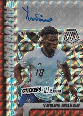 Cromo Yunus Musah - Road to FIFA World Cup Qatar 2022 Mosaic n. A-YM - Panini