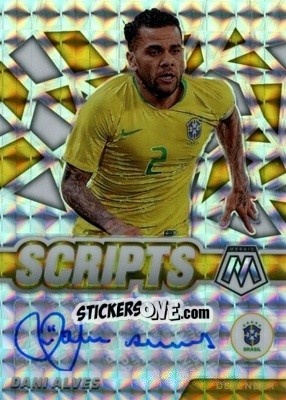 Figurina Dani Alves - Road to FIFA World Cup Qatar 2022 Mosaic n. S-ALV - Panini