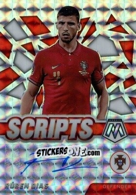 Figurina Ruben Dias - Road to FIFA World Cup Qatar 2022 Mosaic n. S-RD - Panini