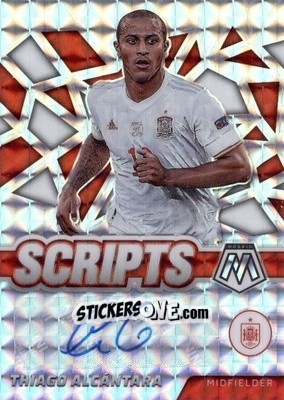 Figurina Thiago Alcantara - Road to FIFA World Cup Qatar 2022 Mosaic n. S-TA - Panini