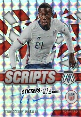 Cromo Timothy Weah - Road to FIFA World Cup Qatar 2022 Mosaic n. S-TWE - Panini