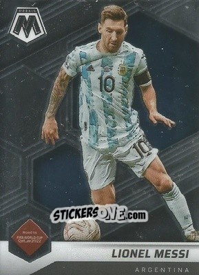 Cromo Lionel Messi - Road to FIFA World Cup Qatar 2022 Mosaic n. 10 - Panini