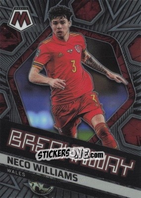 Figurina Neco Williams - Road to FIFA World Cup Qatar 2022 Mosaic n. 25b - Panini
