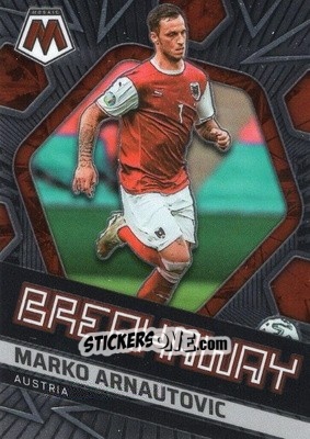 Cromo Marko Arnautovic - Road to FIFA World Cup Qatar 2022 Mosaic n. 27b - Panini