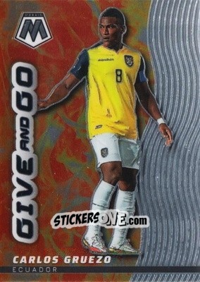 Cromo Carlos Gruezo - Road to FIFA World Cup Qatar 2022 Mosaic n. 5gg - Panini