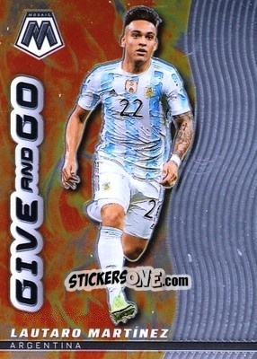 Figurina Lautaro Martinez - Road to FIFA World Cup Qatar 2022 Mosaic n. 6gg - Panini