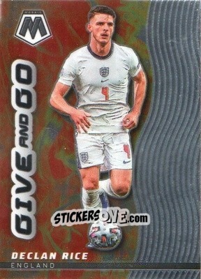 Cromo Declan Rice - Road to FIFA World Cup Qatar 2022 Mosaic n. 11gg - Panini
