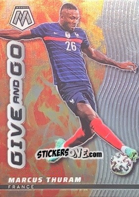Figurina Marcus Thuram - Road to FIFA World Cup Qatar 2022 Mosaic n. 22gg - Panini