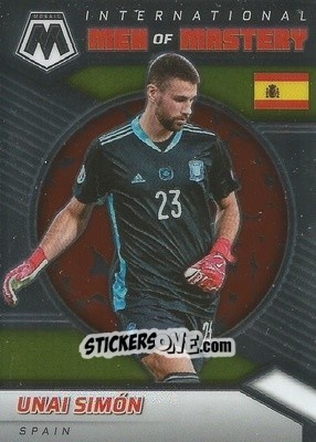 Figurina Unai Simon - Road to FIFA World Cup Qatar 2022 Mosaic n. 26i - Panini