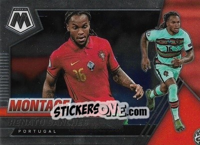 Figurina Renato Sanches - Road to FIFA World Cup Qatar 2022 Mosaic n. 4mon - Panini