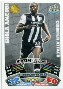 Cromo Shola Ameobi - English Premier League 2011-2012. Match Attax n. 198 - Topps