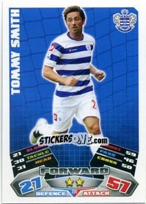 Figurina Tommy Smith - English Premier League 2011-2012. Match Attax n. 231 - Topps