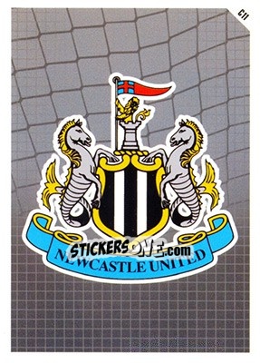 Cromo Newcastle United Logo - English Premier League 2011-2012. Match Attax n. C11 - Topps