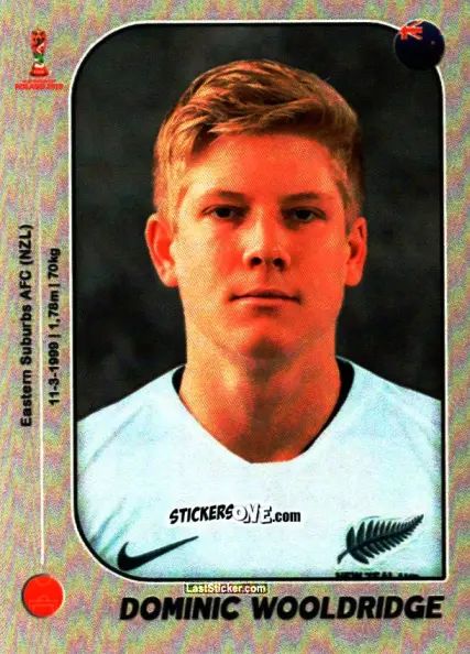 Cromo Dominic Wooldridge - World Cup U-20 Poland 2019 n. 196 - Gloria Editions