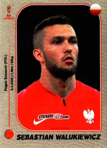 Cromo Sebastian Walukiewicz - World Cup U-20 Poland 2019 n. 21 - Gloria Editions