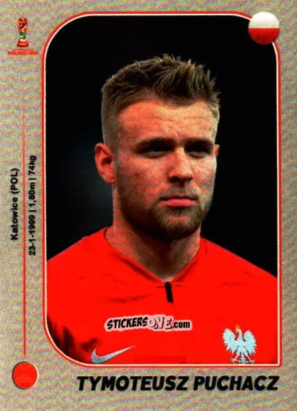 Figurina Tymoteusz Puchacz - World Cup U-20 Poland 2019 n. 24 - Gloria Editions
