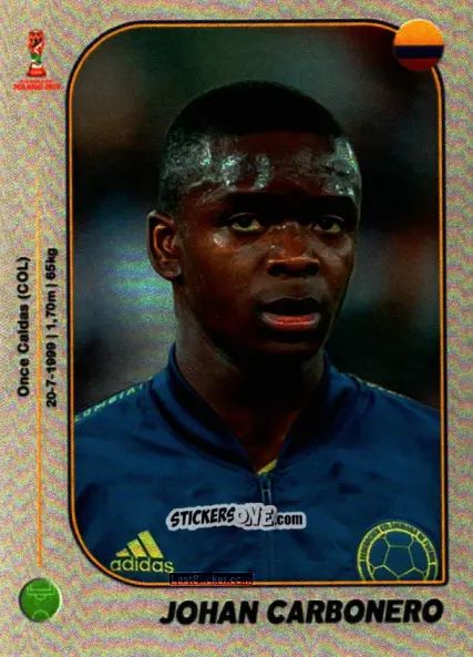 Figurina Johan Carbonero - World Cup U-20 Poland 2019 n. 49 - Gloria Editions