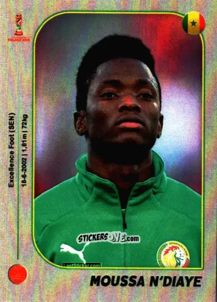 Sticker Moussa N'Diaye - World Cup U-20 Poland 2019 n. 79 - Gloria Editions