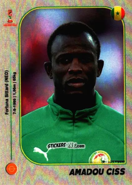 Figurina Amadou Ciss - World Cup U-20 Poland 2019 n. 83 - Gloria Editions