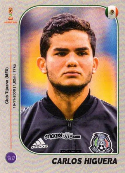 Cromo Carlos Higuera - World Cup U-20 Poland 2019 n. 95 - Gloria Editions