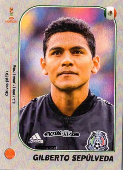 Figurina Gilberto Sepúlveda - World Cup U-20 Poland 2019 n. 97 - Gloria Editions
