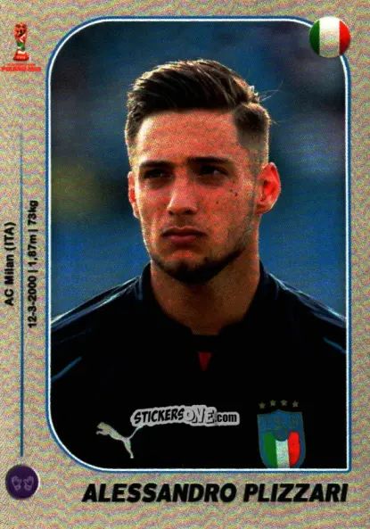 Cromo Alessandro Plizzari - World Cup U-20 Poland 2019 n. 114 - Gloria Editions