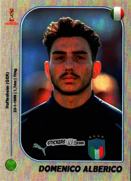 Sticker Domenico Alberico - World Cup U-20 Poland 2019 n. 125 - Gloria Editions